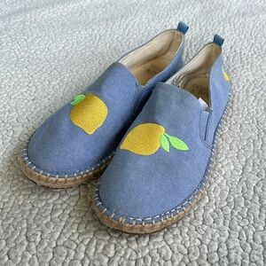Crown & Ivy Lemon Skylar Slip-on Shoes Flats, Size 7.5